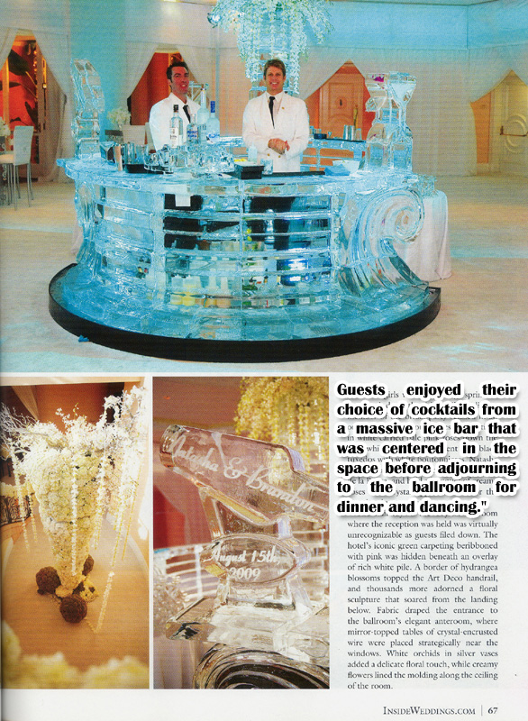 Wedding Ice Bar
